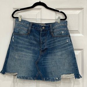 Madewell denim skirt